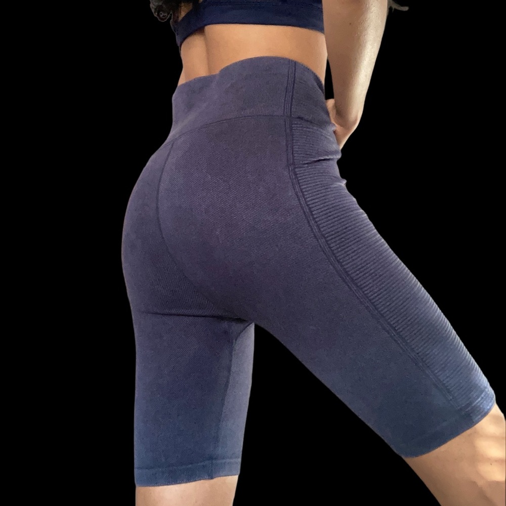 Ribbed Comfortable Seamless Biker Short